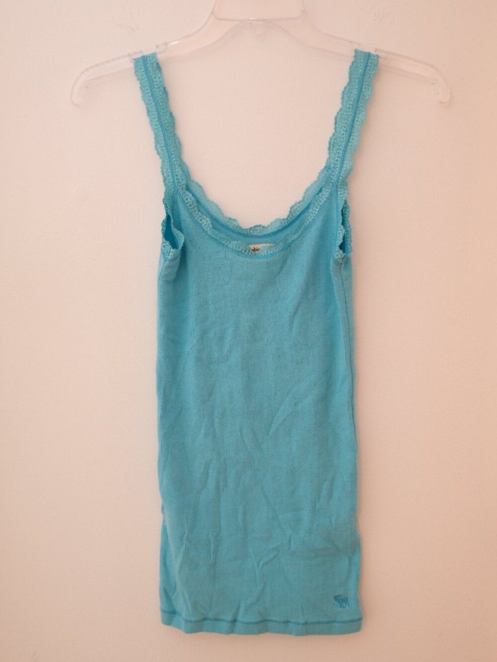 Y2K Abercrombie Turquoise Ribbed Tank